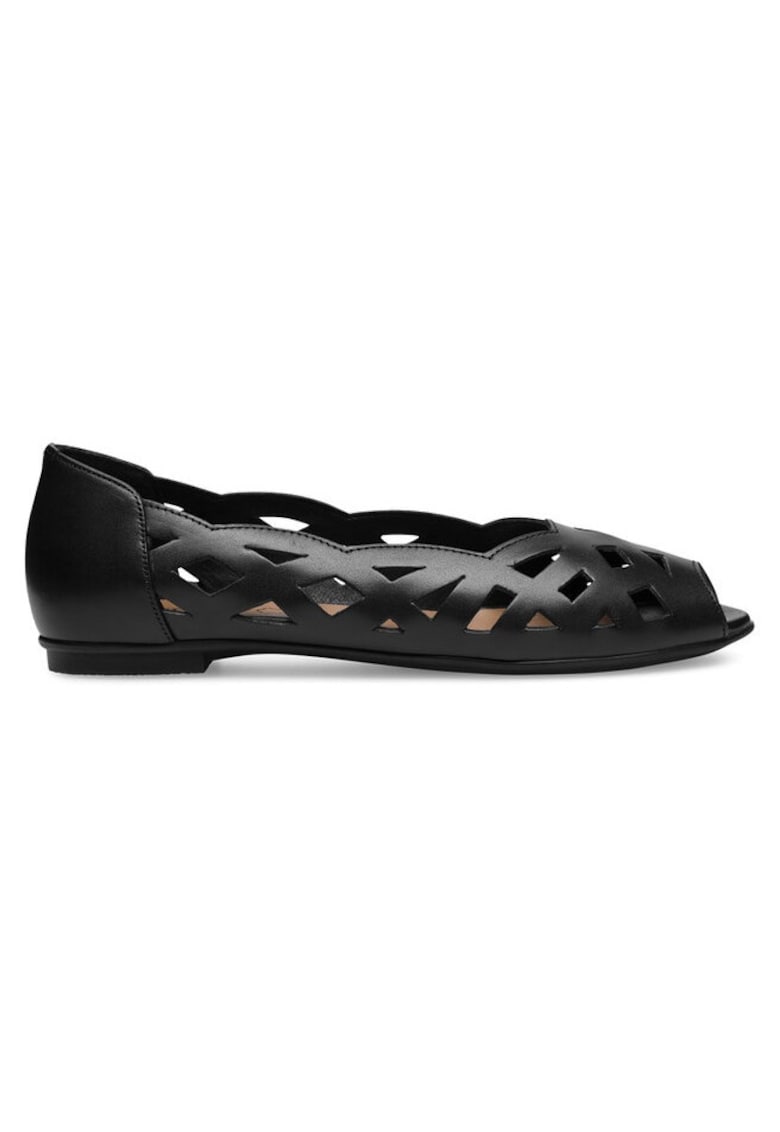 Sandale dama - Piele naturala - Negru - Negru