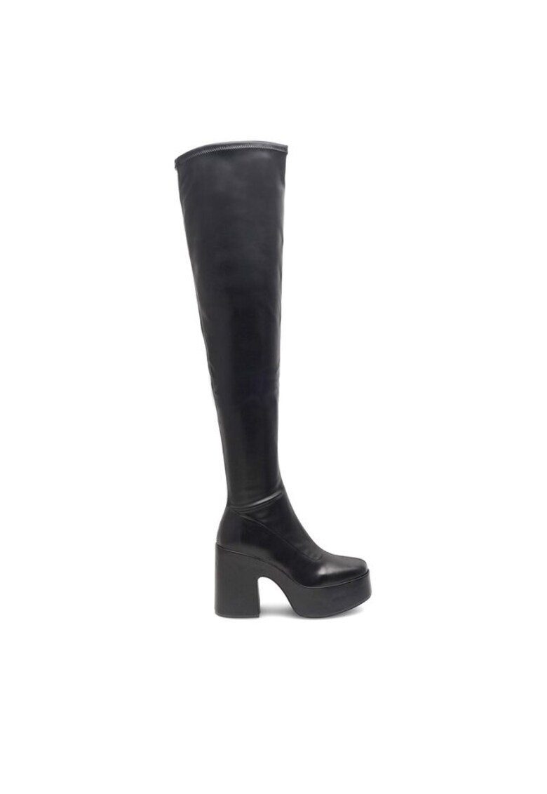 Botine dama - 590558804487135 - Piele ecologica - Negru