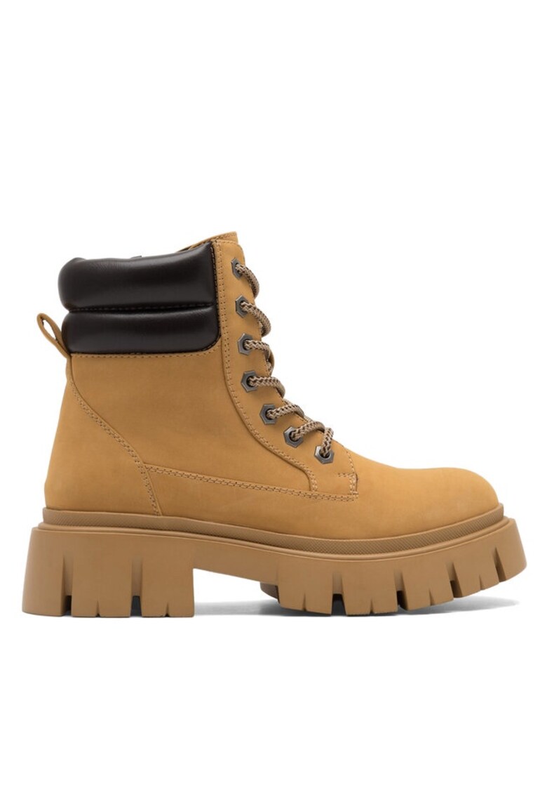 Botine dama - 590558806845740 - Piele ecologica - Maro