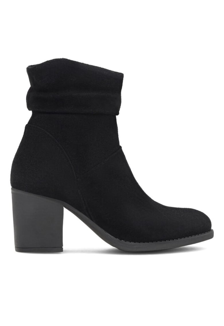 Botine dama - 590558808621541 - Piele naturala - Negru