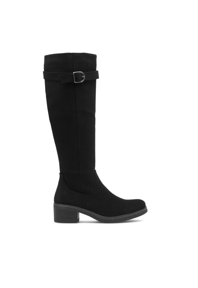 Botine dama - 590558818419538 - Piele ecologica - Negru