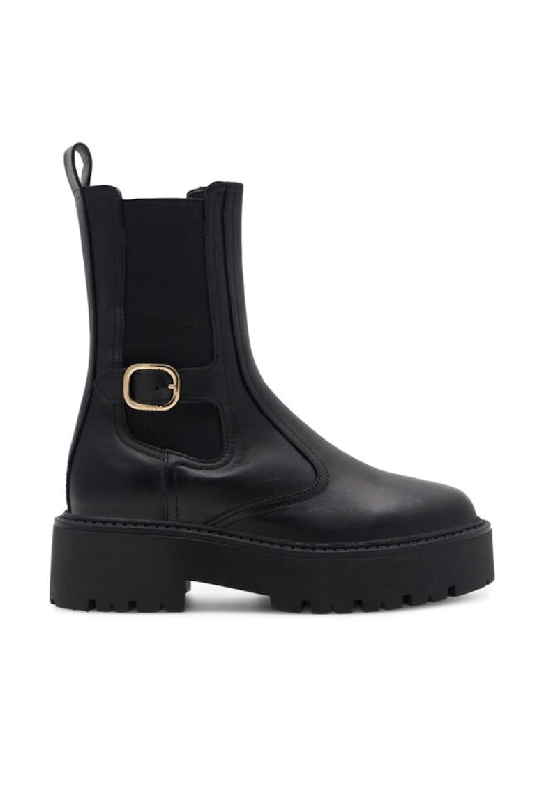 Botine dama - 590558817976441 - Piele naturala - Negru