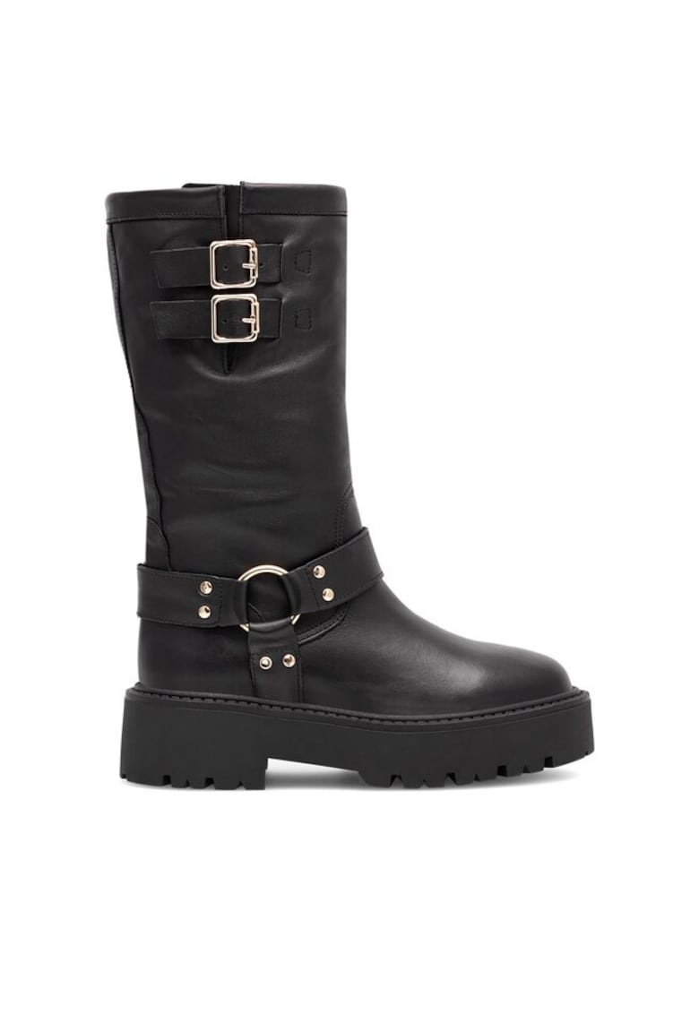 Botine dama - 590558817984940 - Piele naturala - Negru