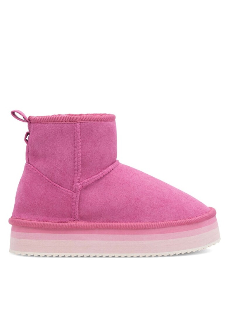Botine dama - 590558821630839 - Piele ecologica - Roz