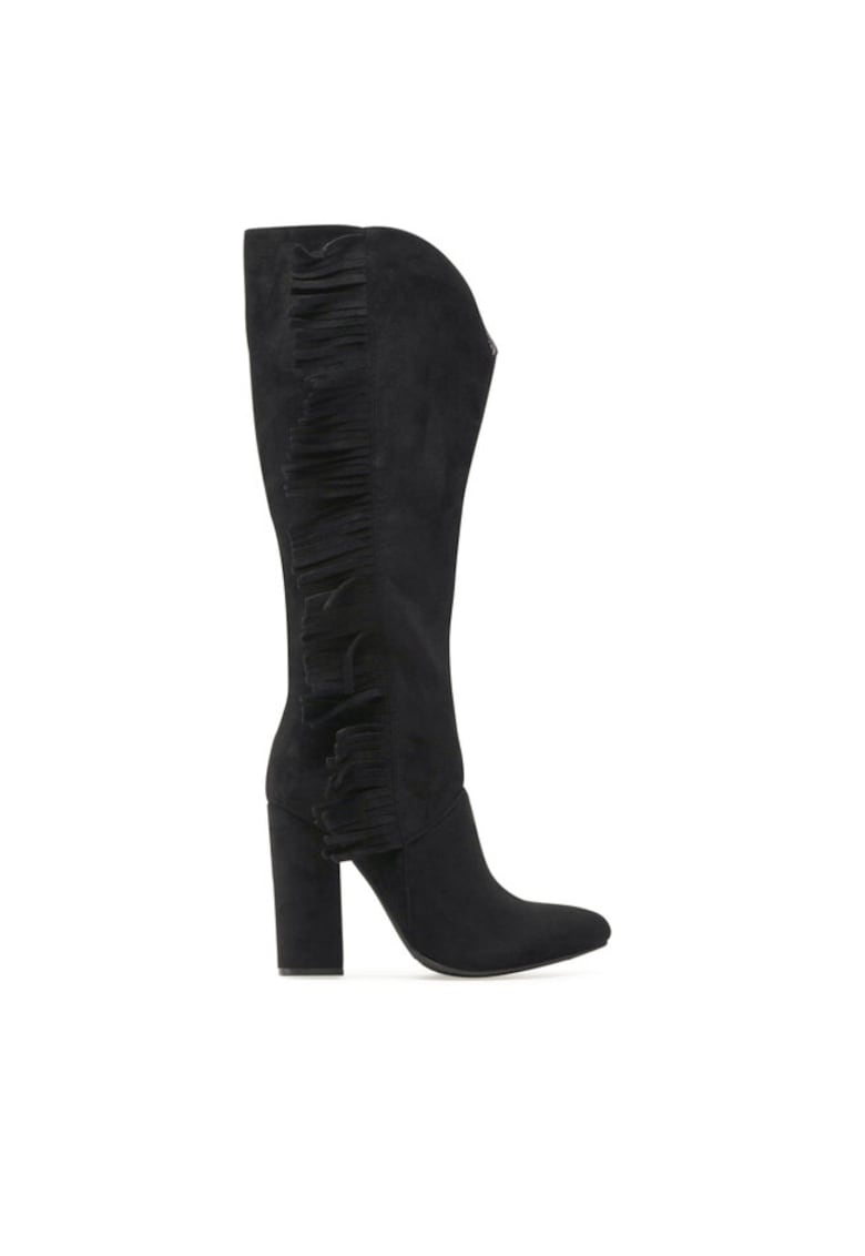 Botine dama - 590486210406537 - Piele ecologica - Negru