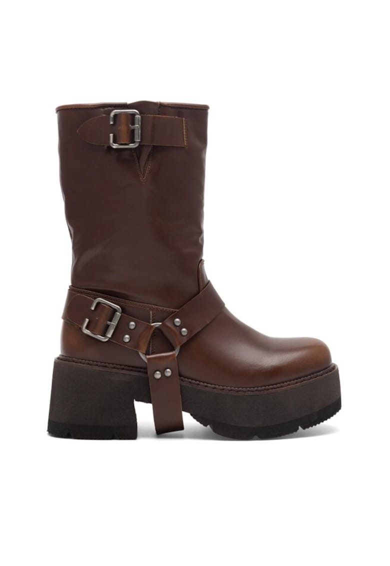 Botine dama - 590486292163136 - Sintetic - Maro