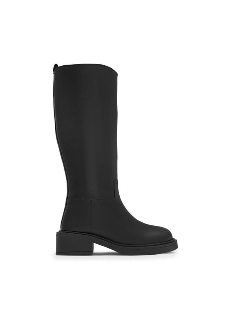 Botine dama - 590558800242036 - Piele naturala - Negru