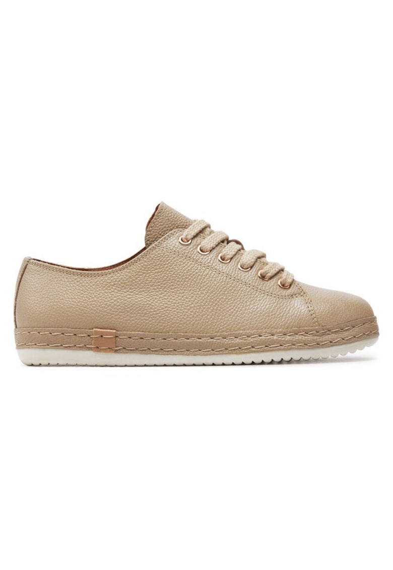 Tenisi dama - 590558837662039 - Piele naturala - Bej
