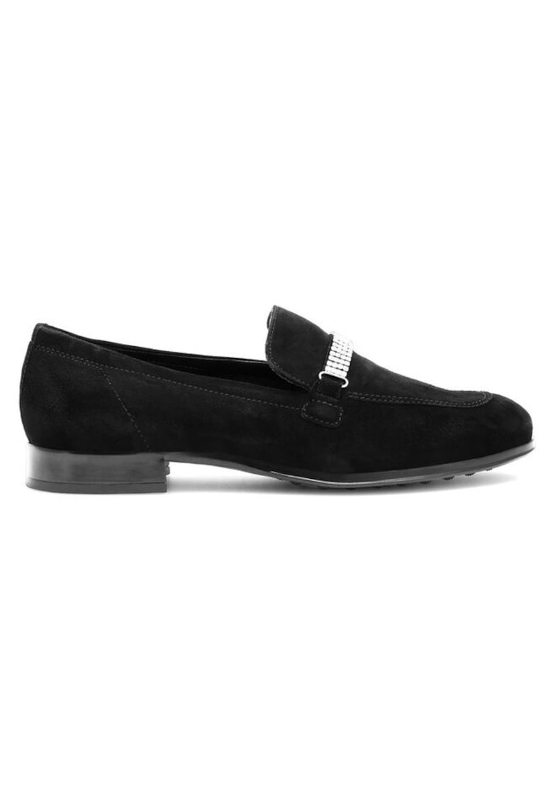 Tenisi dama - 590558847999439 - Piele naturala - Negru