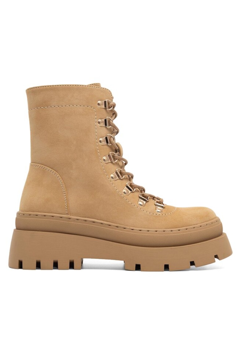 Botine dama - 590558801428738 - Piele ecologica - Maro