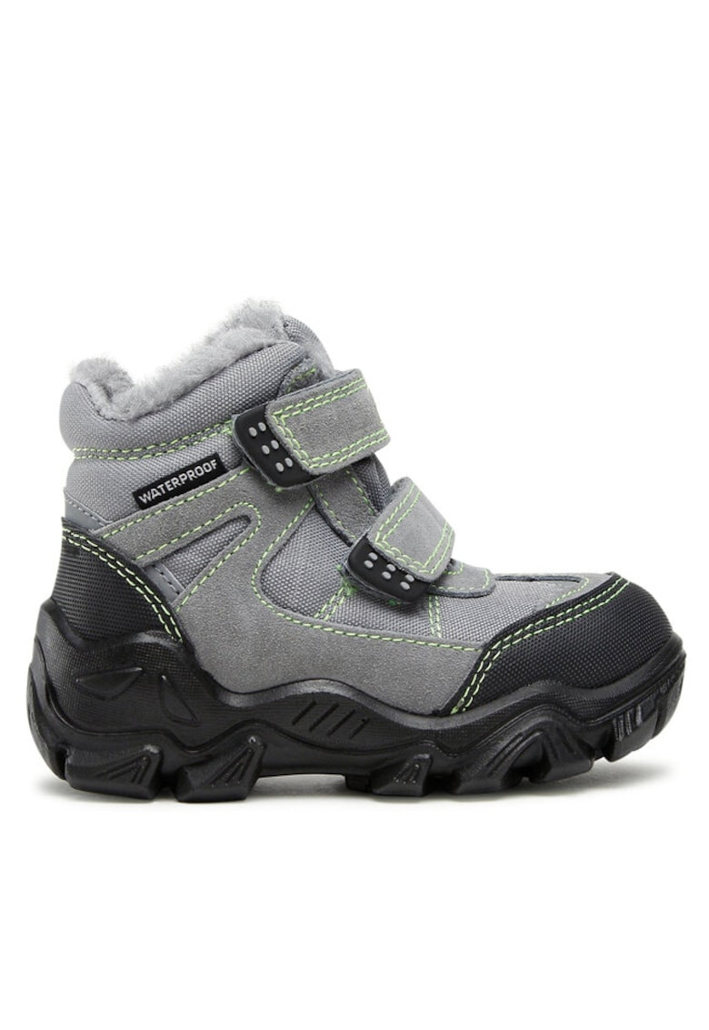 Pantofi copii - 590486241579627 - Piele naturala - Gri