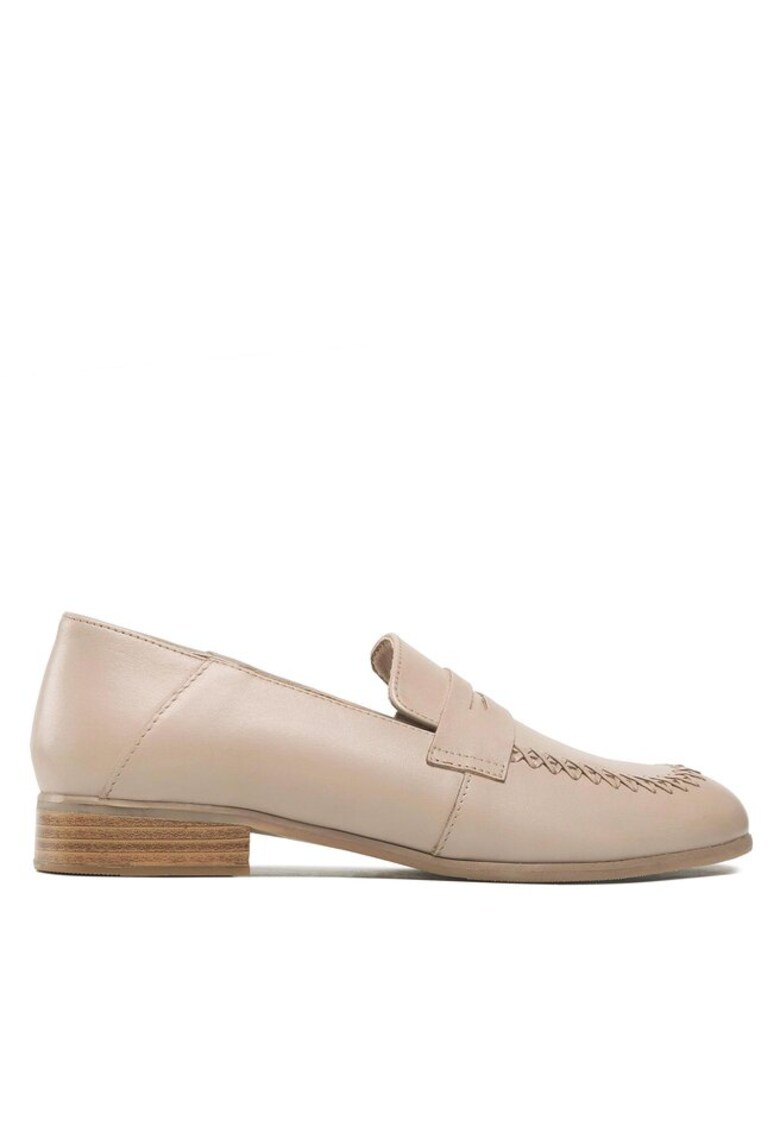 Pantofi sport dama - Piele naturala - Bej - Bej