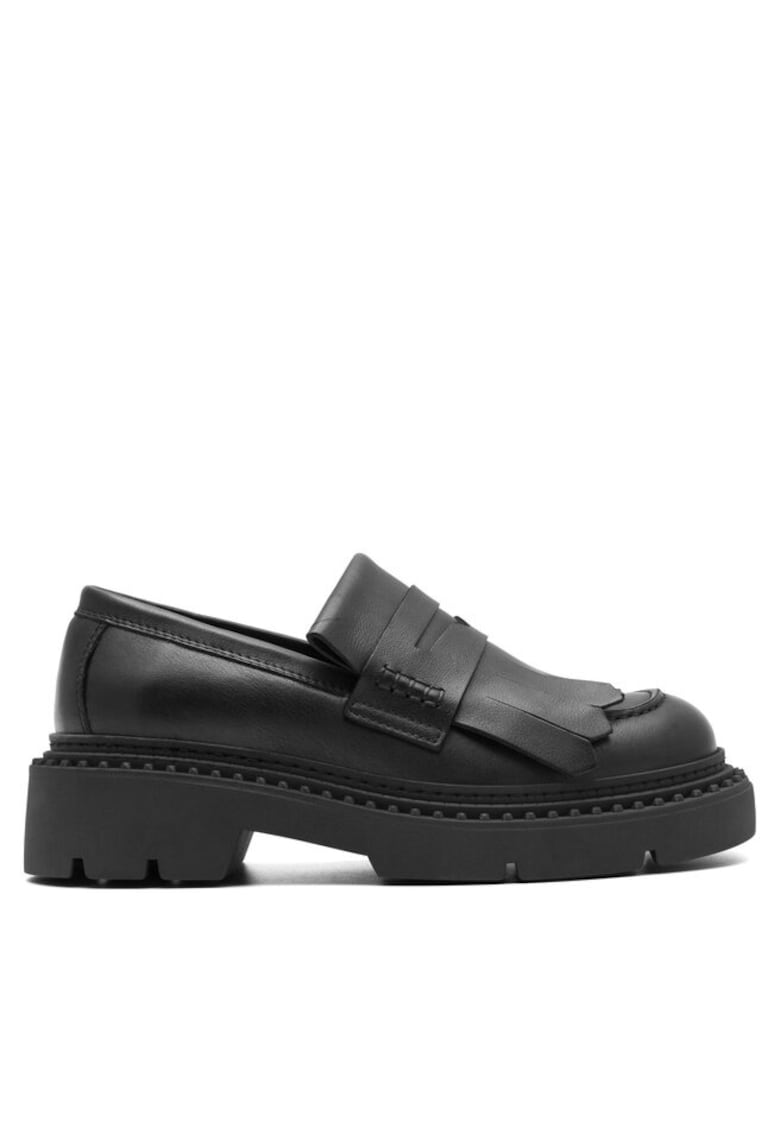 Pantofi sport dama Negru - Piele naturala