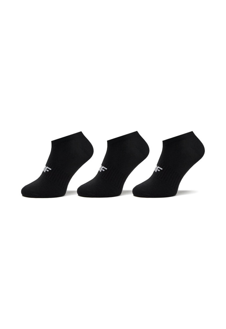 4f Set 3 perechi sosete dama - 303386238 - Poliamida/Bumbac - One size - Negru