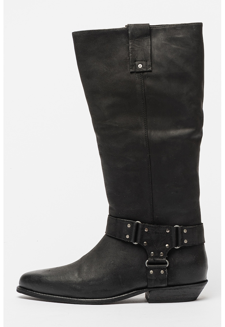 Cizme lungi de piele