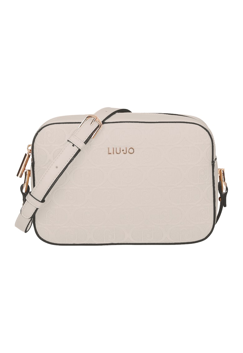 Geanta crossbody de piele ecologica cu logo