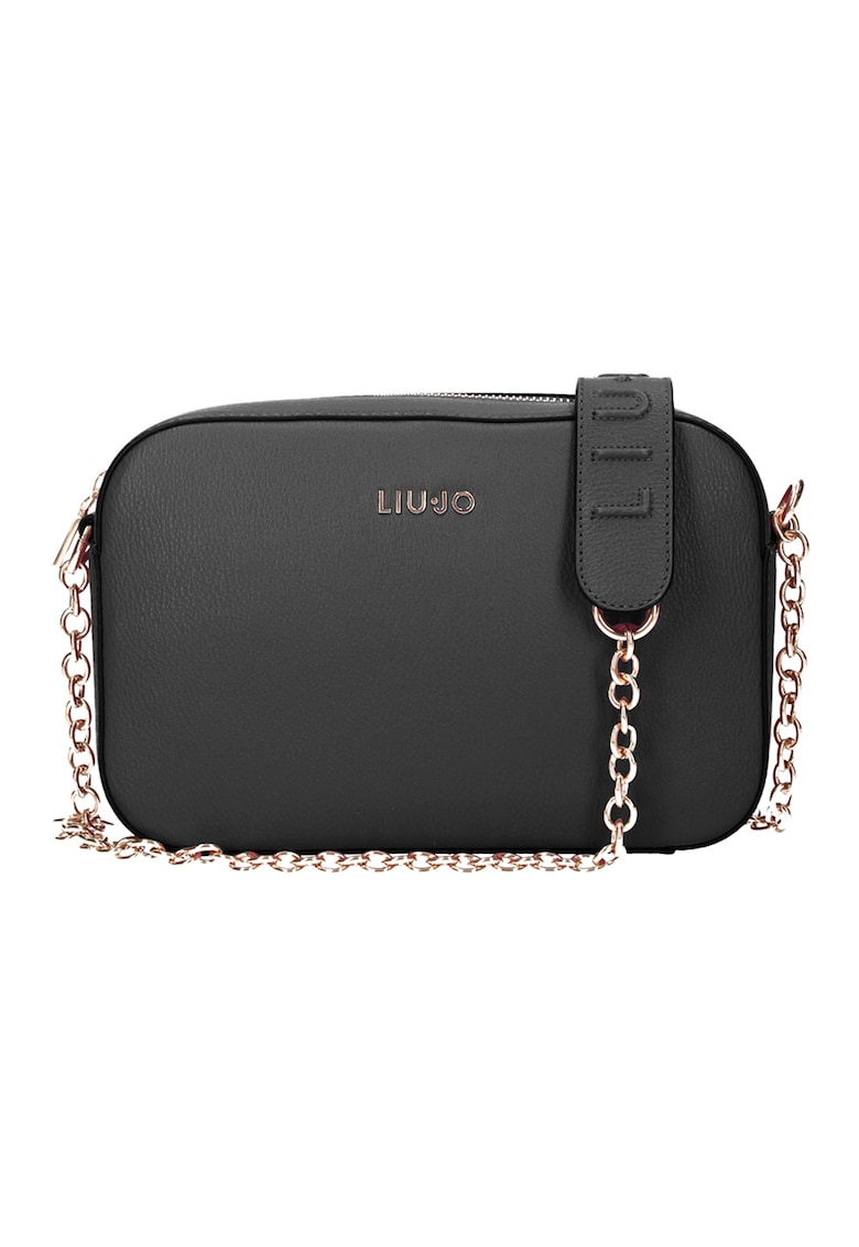 Geanta crossbody cu bareta de lant