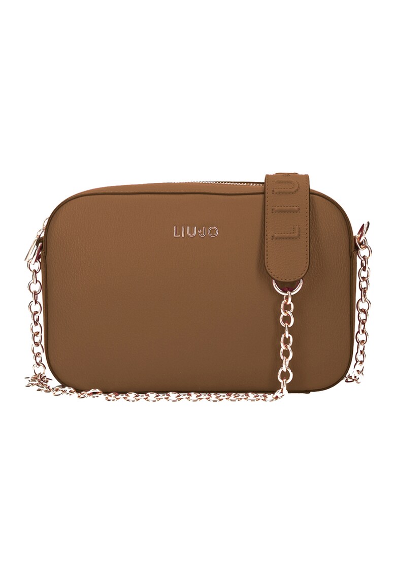 Geanta crossbody cu bareta de lant