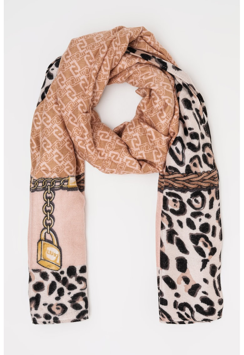 Esarfa cu animal print Nadie