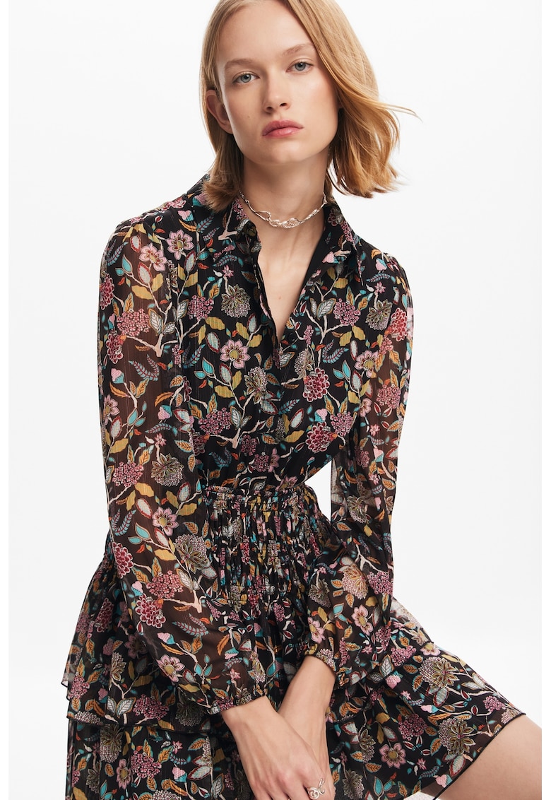 Rochie mini cu model floral