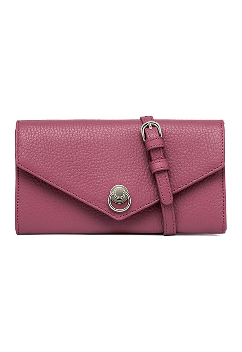 Geanta crossbody mini de piele cu bareta detasabila Deva