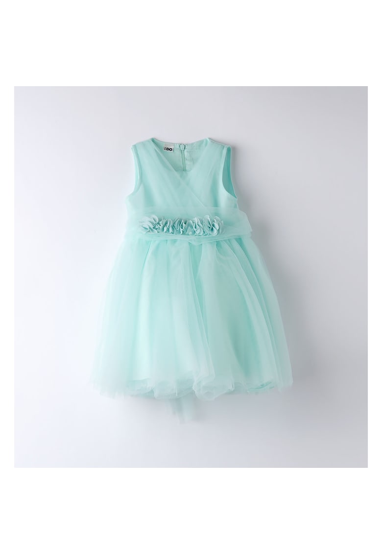 Rochie eleganta cu tull pentru fete - 4.8313 - Aqua