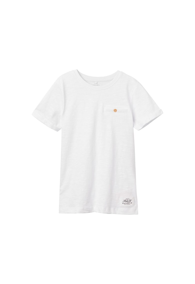 Tricou alb din bumbac - Alb