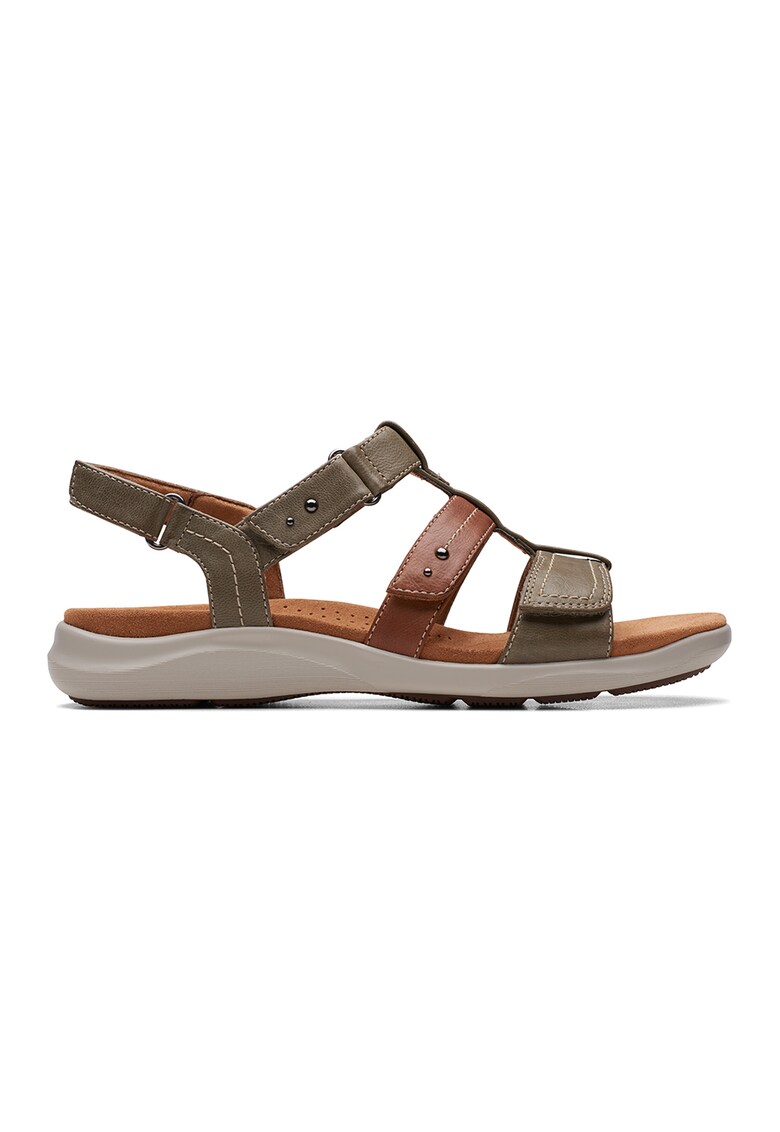 Sandale din piele cu inchidere velcro