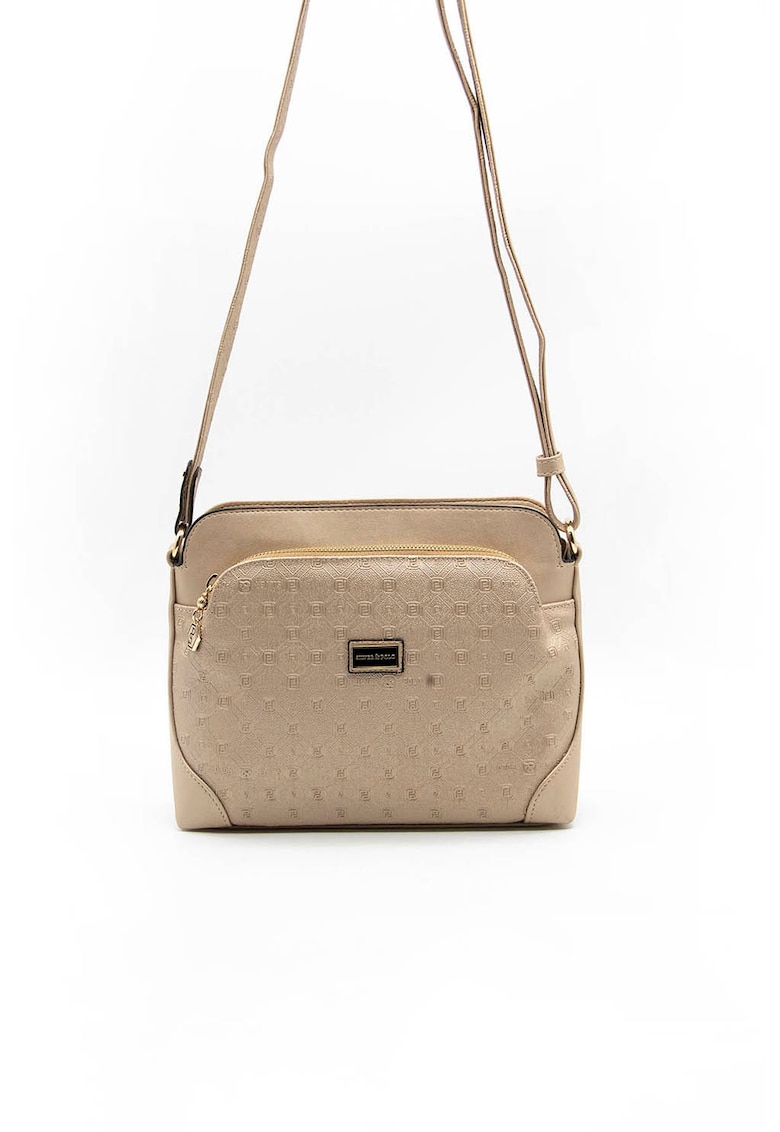 Geanta crossbody cu buzunare cu fermoar