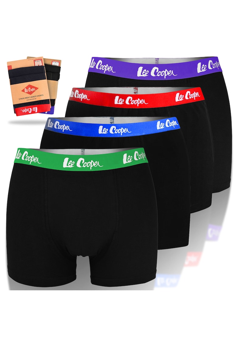 Set 4 Boxeri Barbati - Model BM9505 - Bumbac - Multicolor - Multicolor