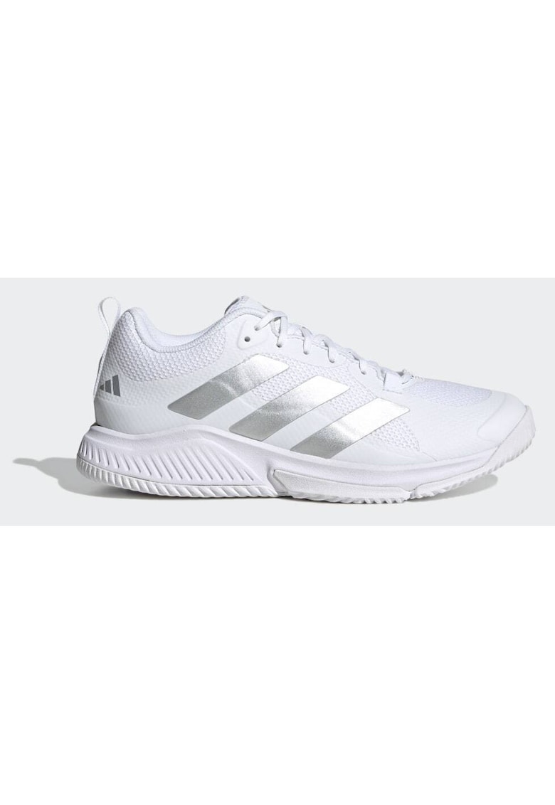 Pantofi sport - Court Team Bounce 2.0 - alb/argintiu - HR1235 - Alb