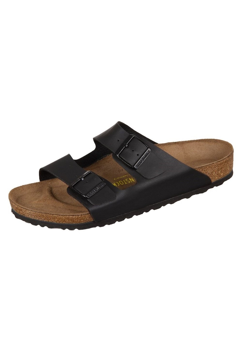 Papuci dama Arizona - Sintetic - Negru/Maro - Negru
