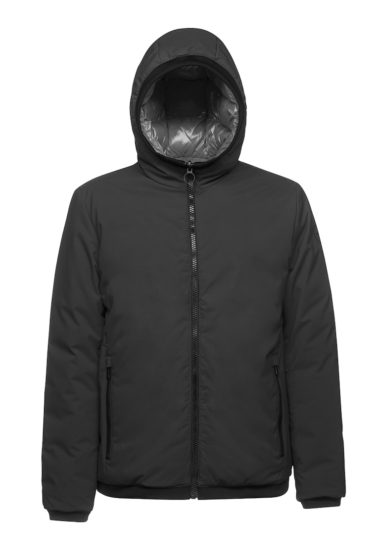 Geaca reversibila cu gluga