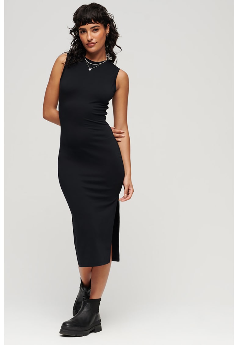 Rochie midi bodycon din amestec de lyocell