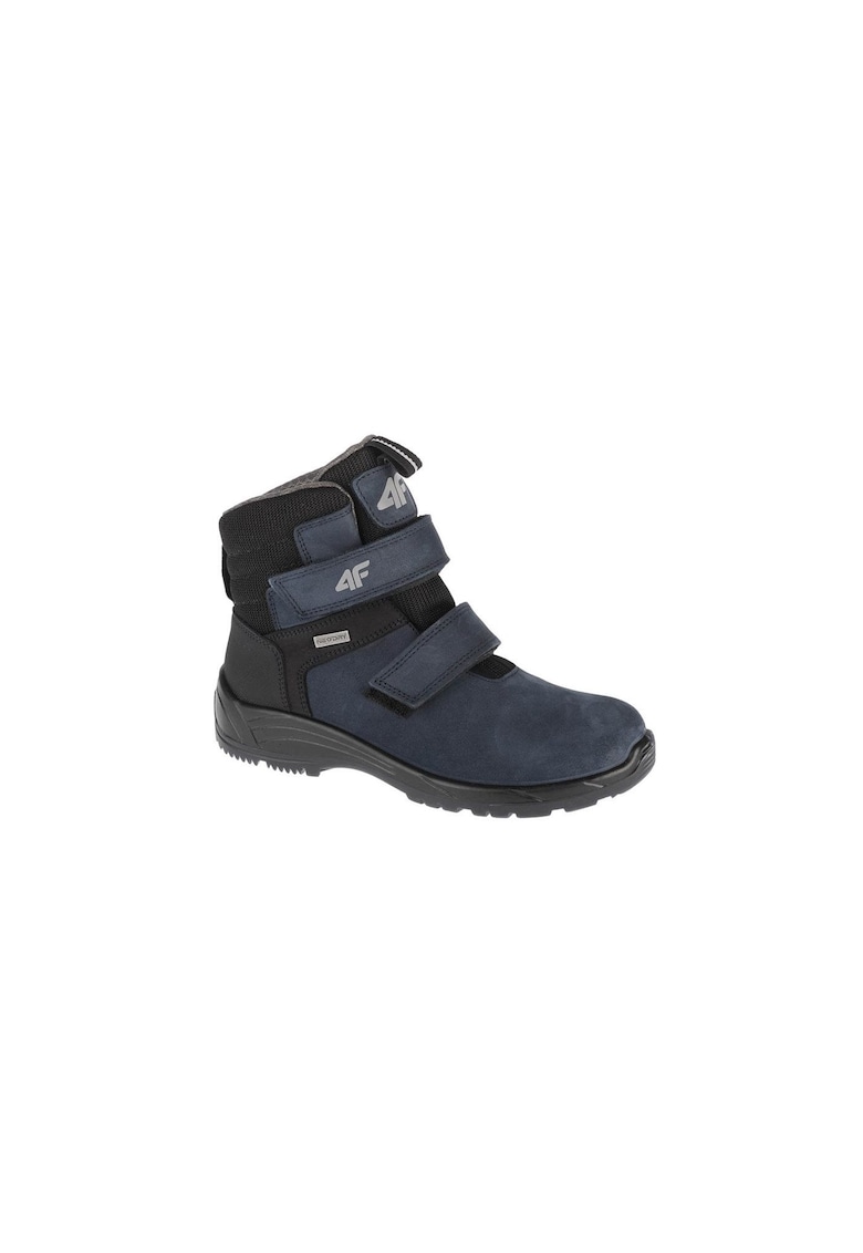 Ghete De Iarna Pentru Copii - Junior Trek - Marime 33 - Gri - Piele Nubuc Naturala - Membrana Neodry - Umplutura Artico Cu Blanita Sintetica - Glezna Inalta