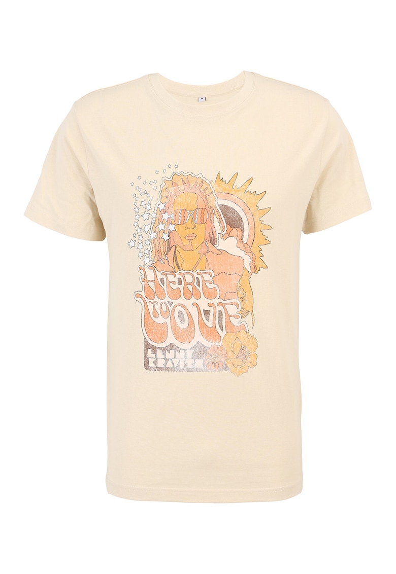 Tricou din bumbac cu imprimeu cu Lenny Kravitz