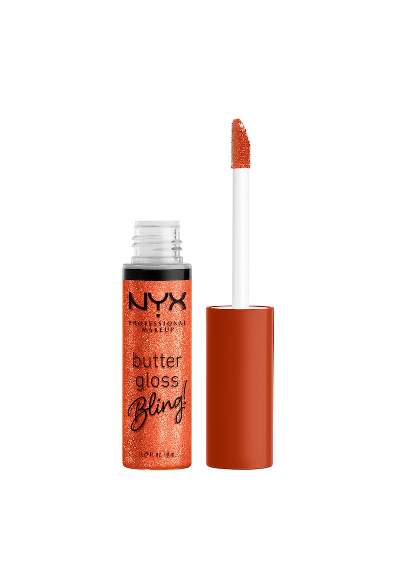 Luciu de buze NYX PM Buttergloss Bling! 01 Bring the Bling - 8 ml