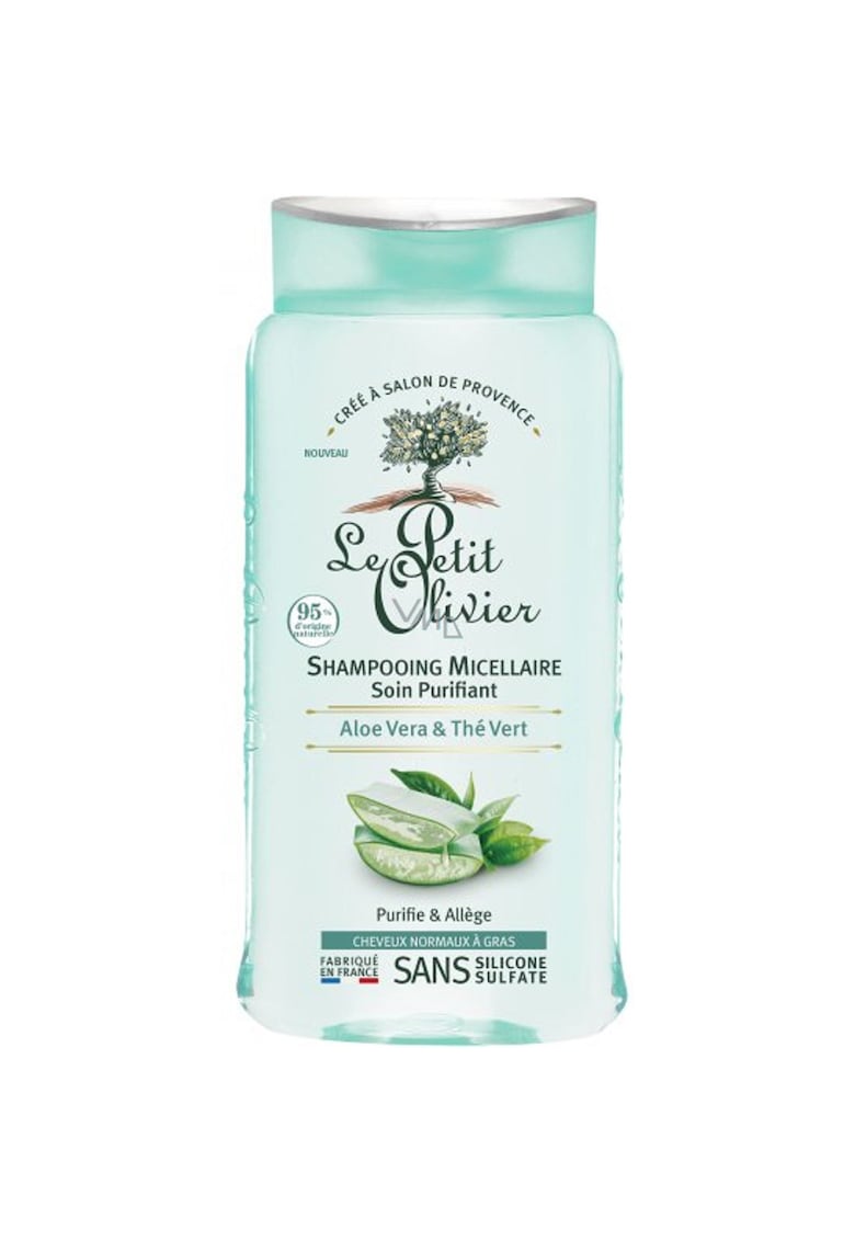 Sampon micelar purifiant cu Aloe Vera & Ceai verde -250 ML