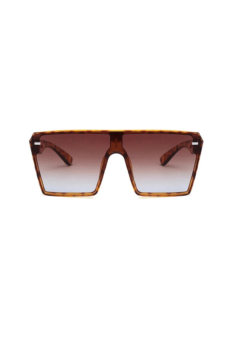 Ochelari de soare - maro - animal print - patrati - Bekka C1 -