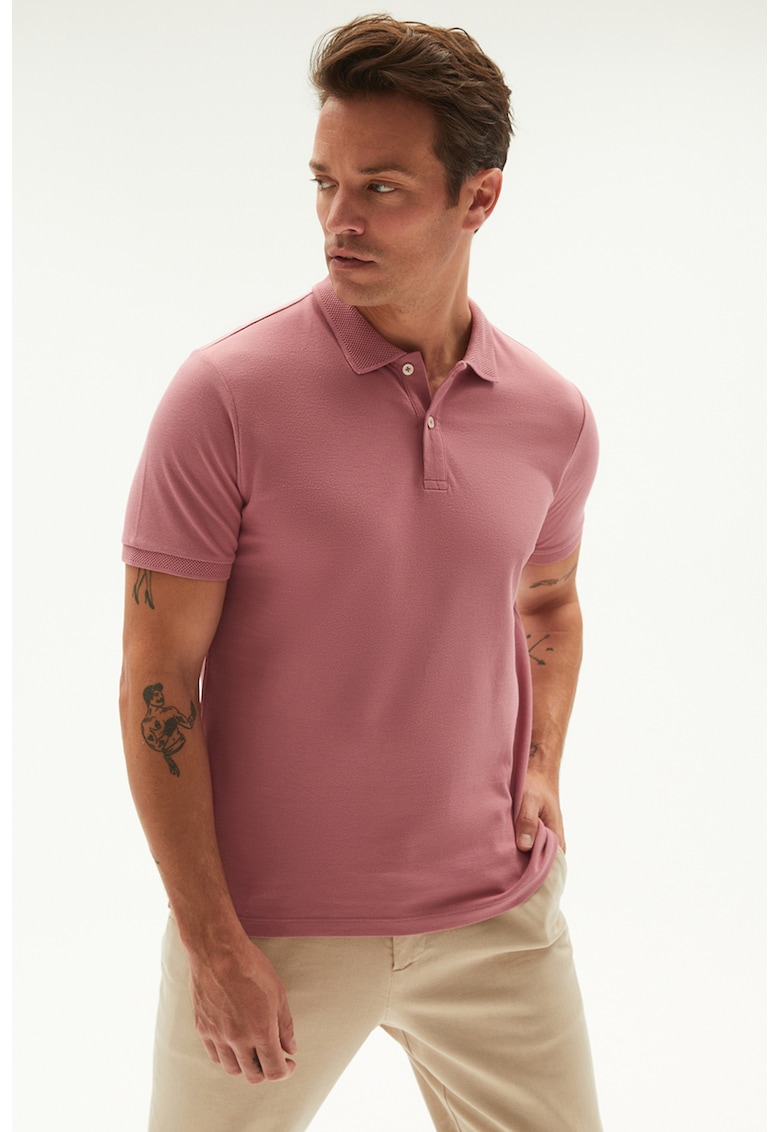 Tricou polo de bumbac