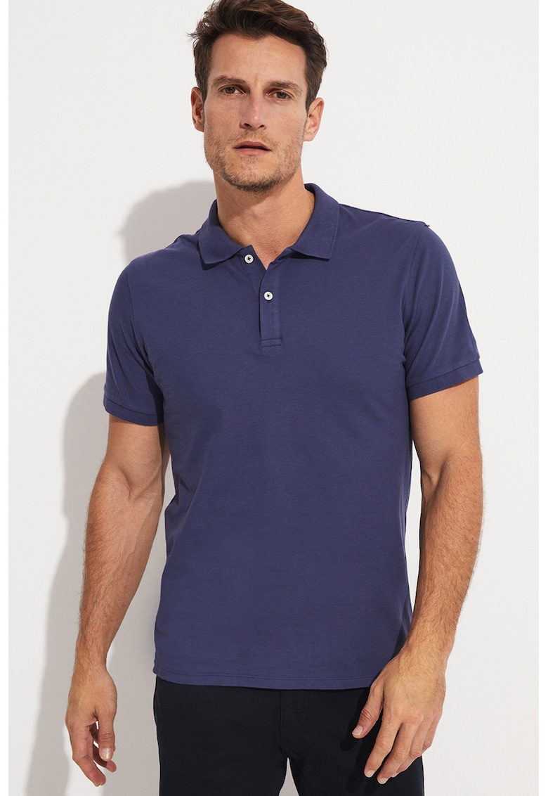 Tricou polo de bumbac