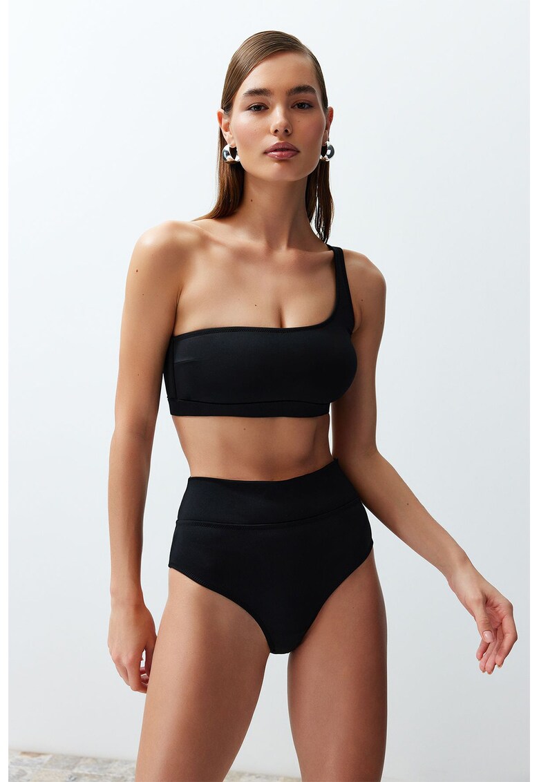 Costum de baie cu doua piese si talie inalta