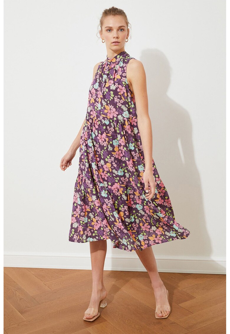 Rochie lejera cu imprimeu floral