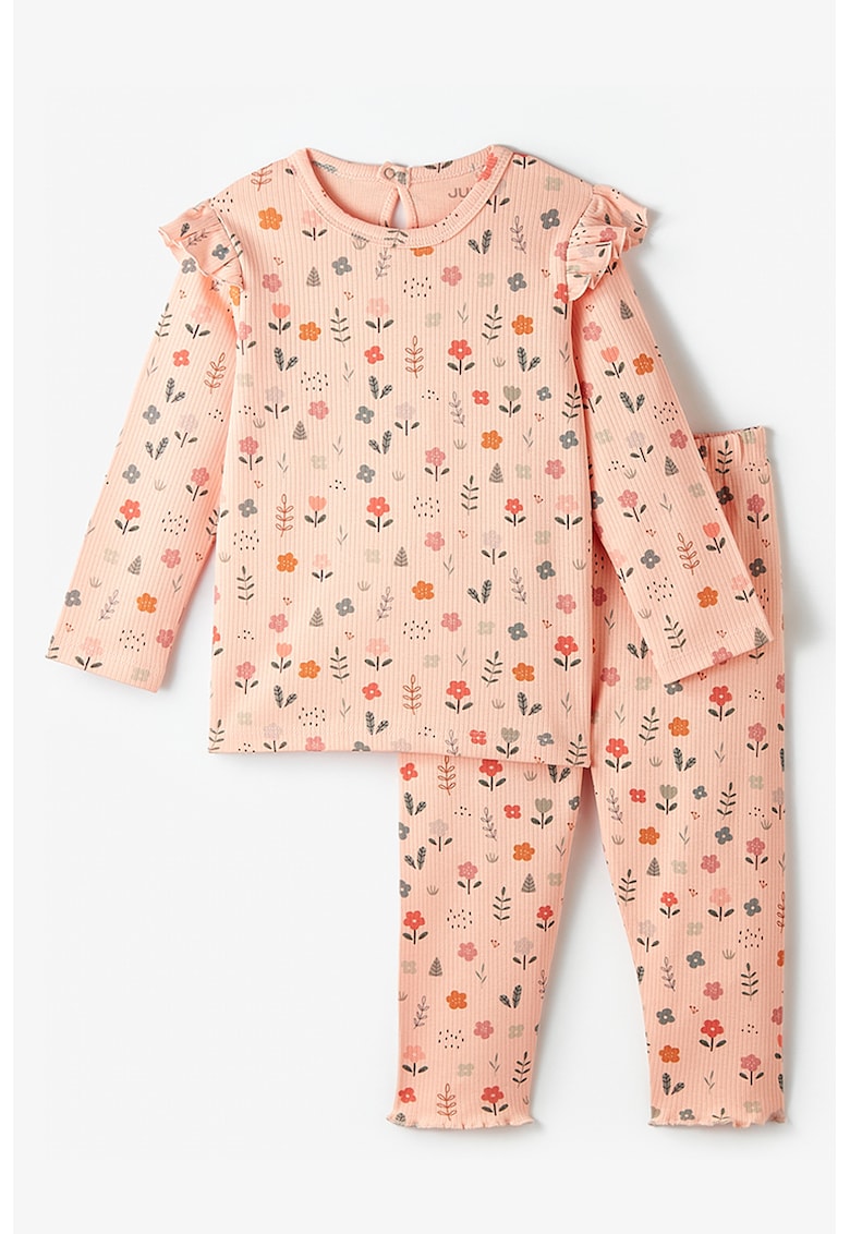 Pijama cu imprimeu floral