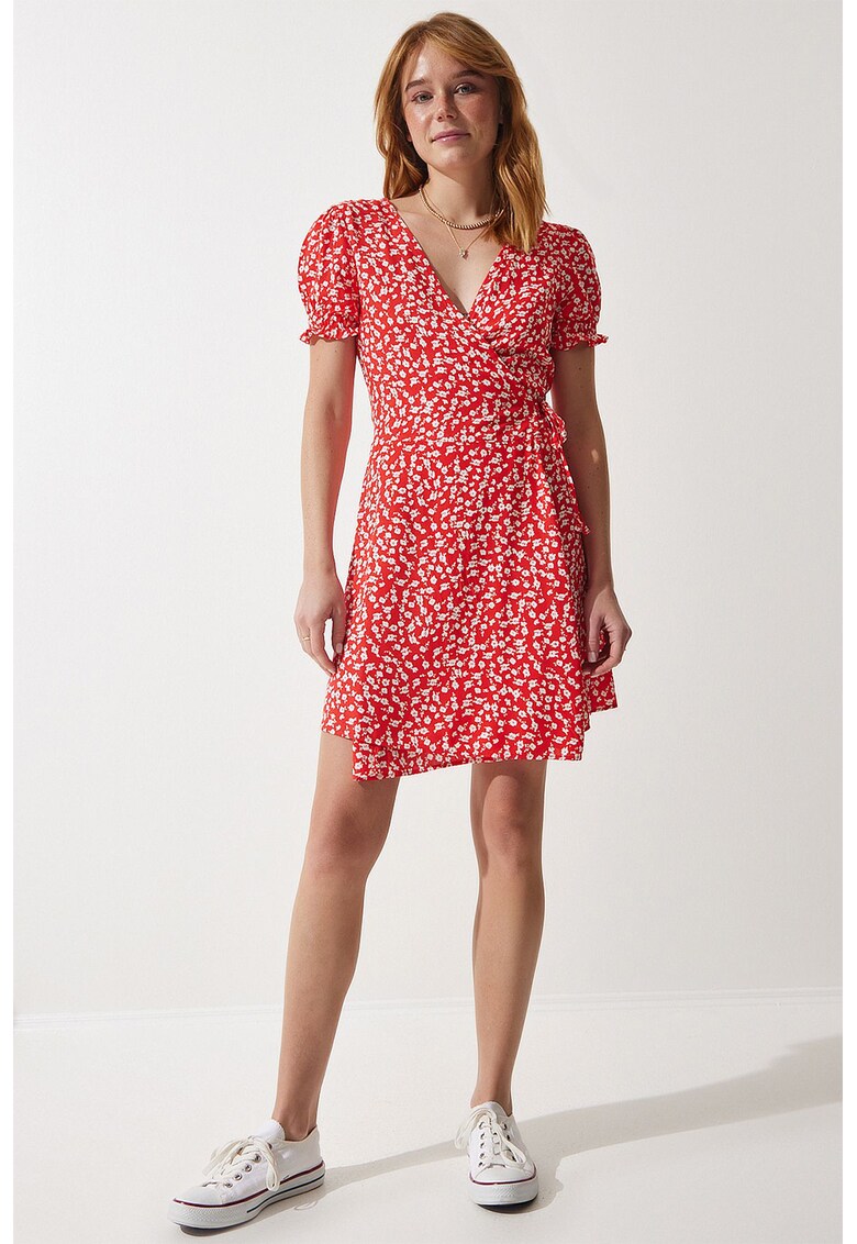 Rochie scurta petrecuta cu model