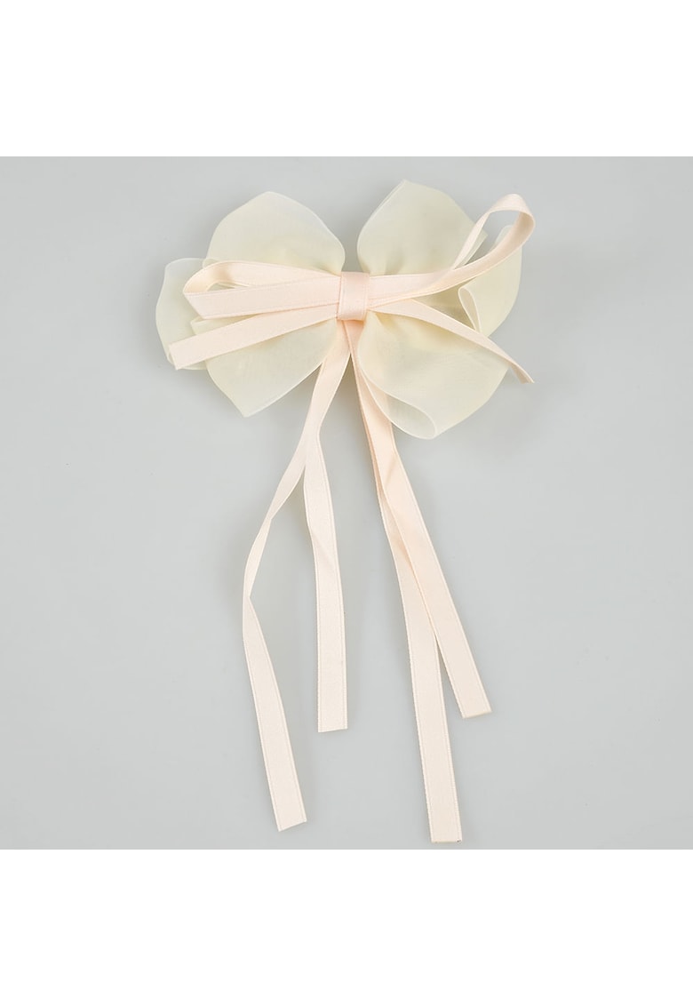 Clama funda alba cu panglici lungi