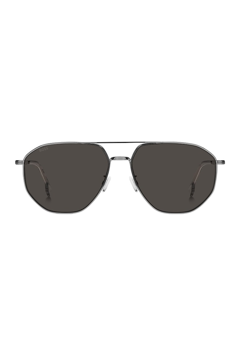 Ochelari de soare aviator cu lentile uni - Argintiu