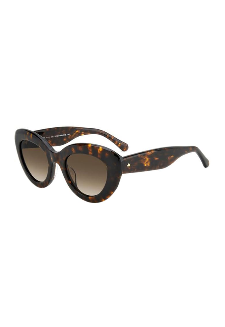 Ochelari de soare cat-eye cu rama cu model tortoise