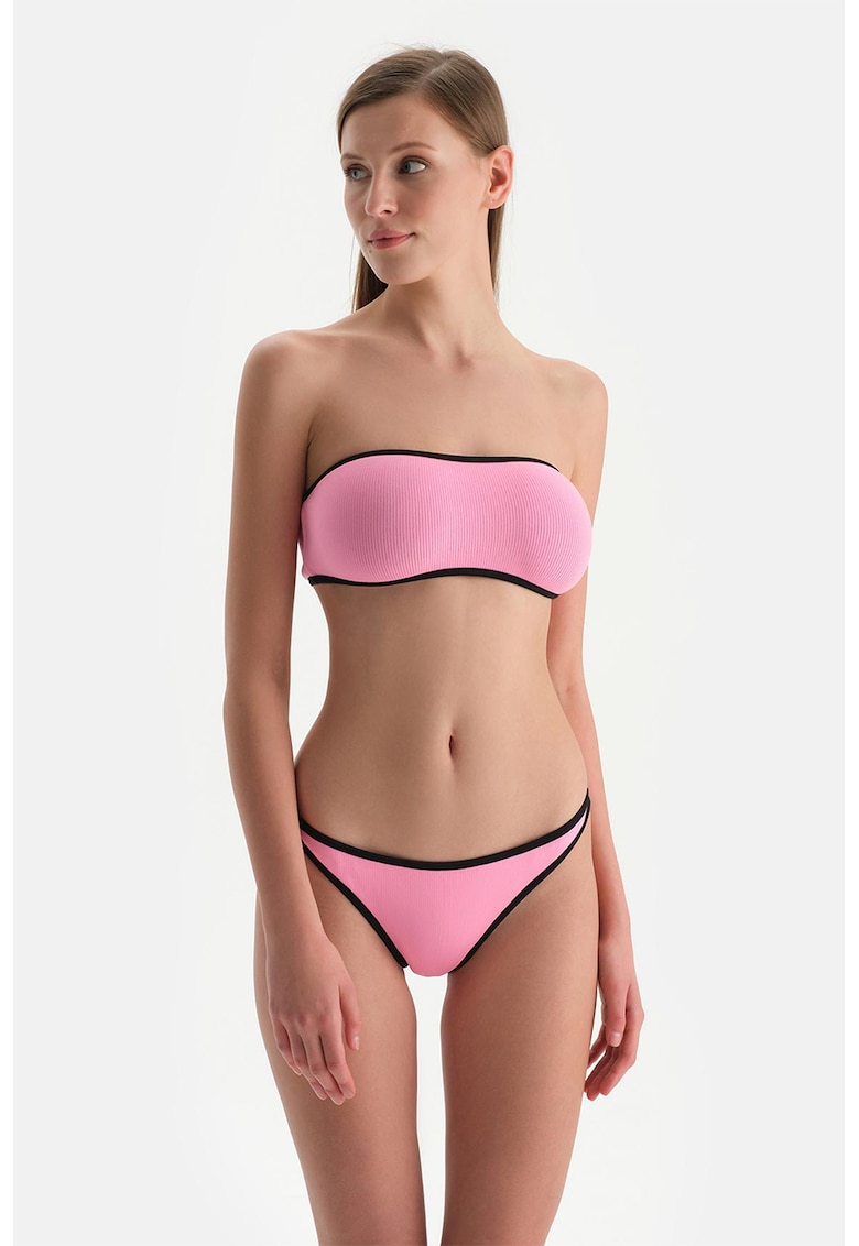 Bustiera bandeau reversibila de baie