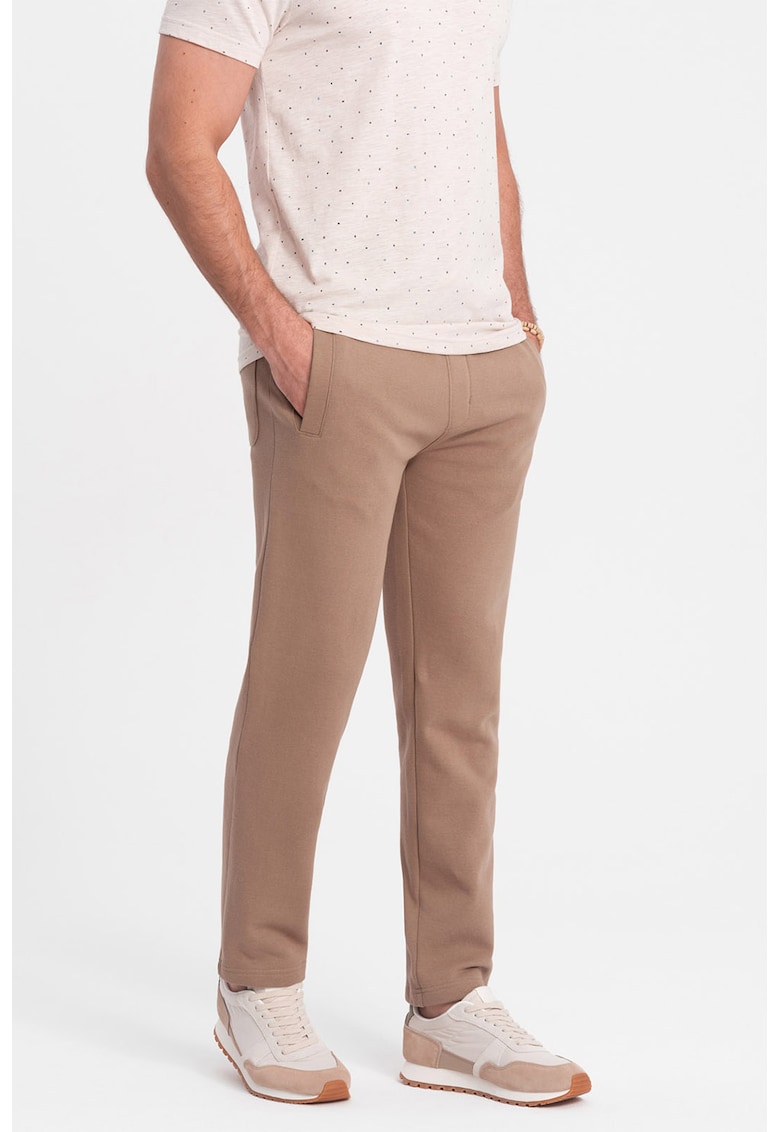 Pantaloni de trening slim fit cu buzunare laterale